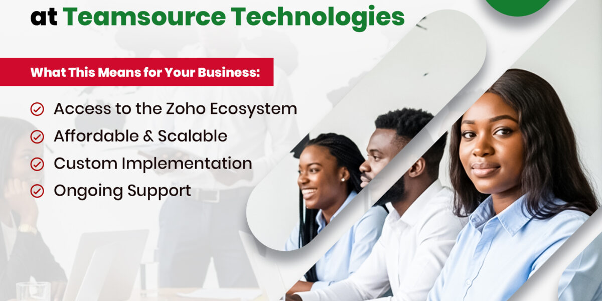 zoho, teamsource IT Partners, Lagos, Nigeria