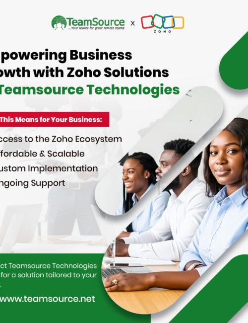 zoho, teamsource IT Partners, Lagos, Nigeria