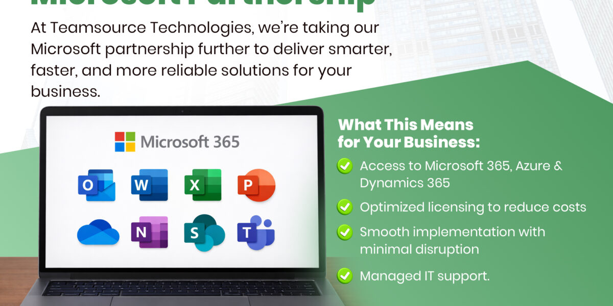 Microsoft flyer, teamsource IT Partners, Lagos, Nigeria